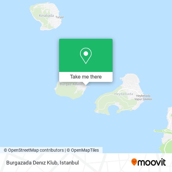 Burgazada Denız Klub map