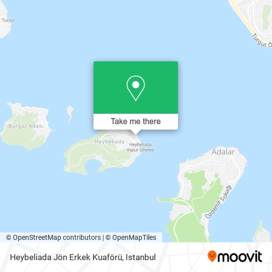 Heybeliada Jön Erkek Kuaförü map