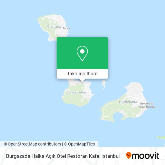 Burgazada Halka Açık Otel Restoran Kafe map