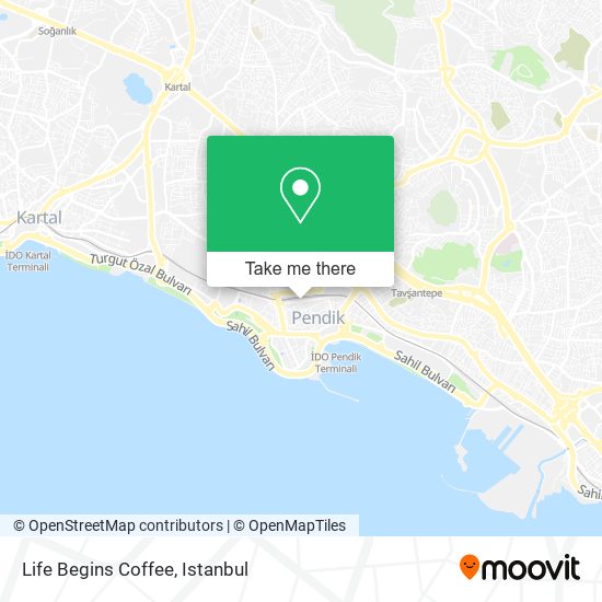 Life Begins Coffee map