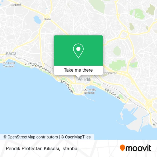 Pendik Protestan Kilisesi map