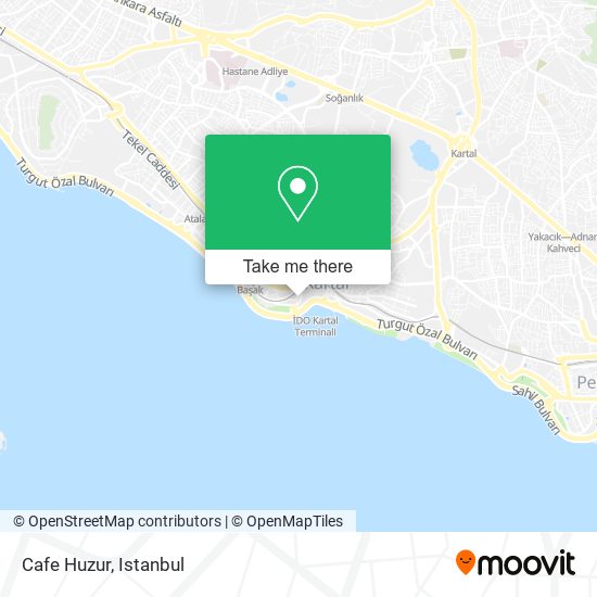 Cafe Huzur map