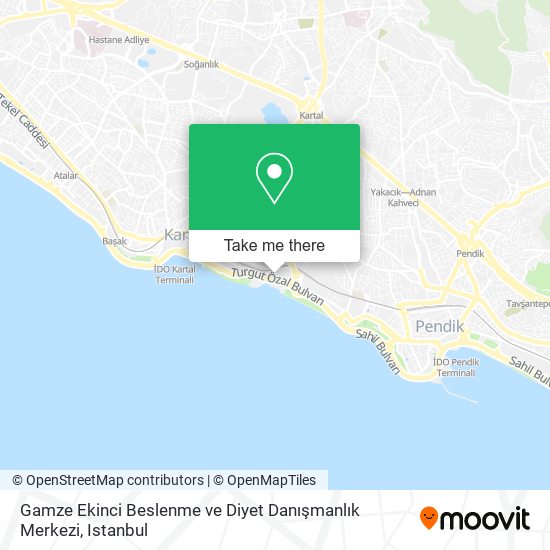 Gamze Ekinci Beslenme ve Diyet Danışmanlık Merkezi map