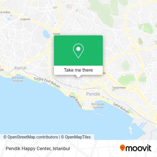 Pendik Happy Center map