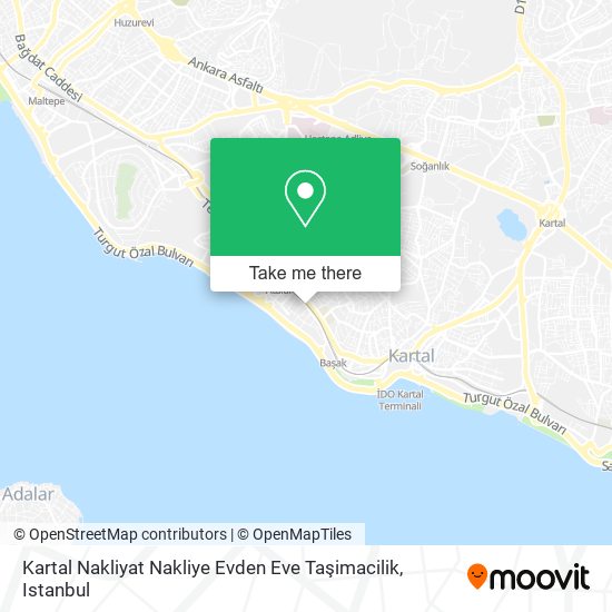 Kartal Nakliyat Nakliye Evden Eve Taşimacilik map
