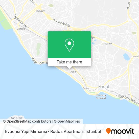 Evperisi Yapı Mimarisi - Rodos Apartmani map