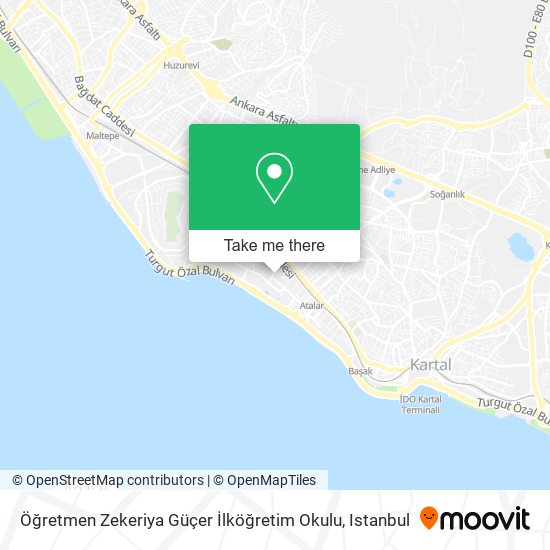 Öğretmen Zekeriya Güçer İlköğretim Okulu map