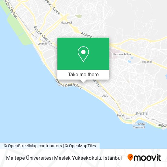 Maltepe Üniversitesi Meslek Yüksekokulu map