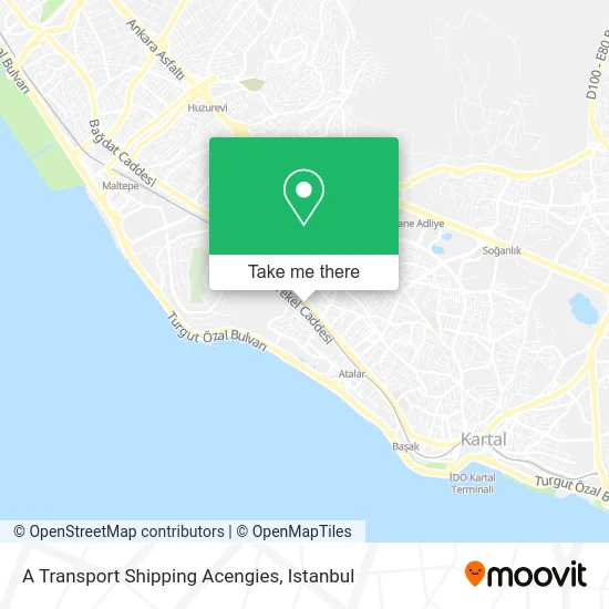 A Transport Shipping Acengies map