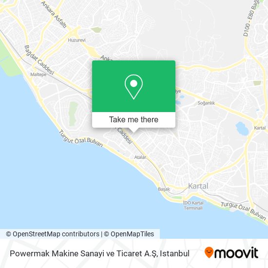 Powermak Makine Sanayi ve Ticaret A.Ş map