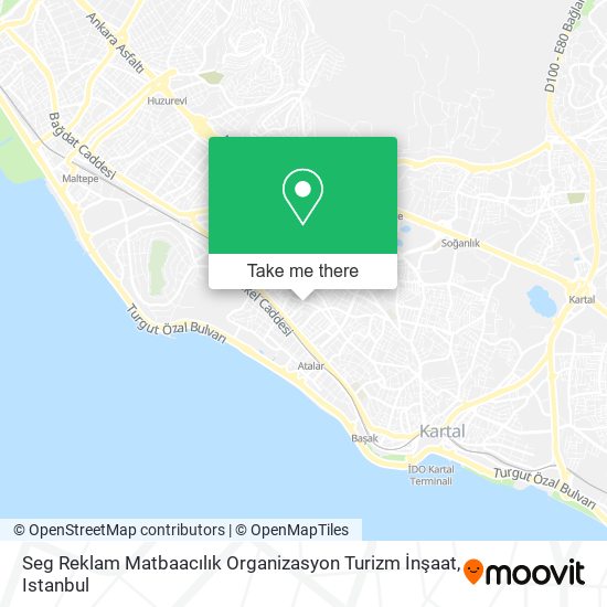 Seg Reklam Matbaacılık Organizasyon Turizm İnşaat map