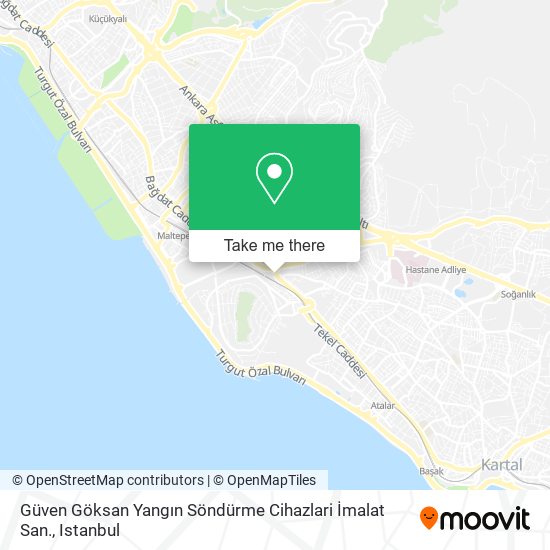 Güven Göksan Yangın Söndürme Cihazlari İmalat San. map