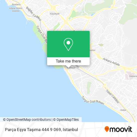 Parça Eşya Taşıma 444 9 069 map