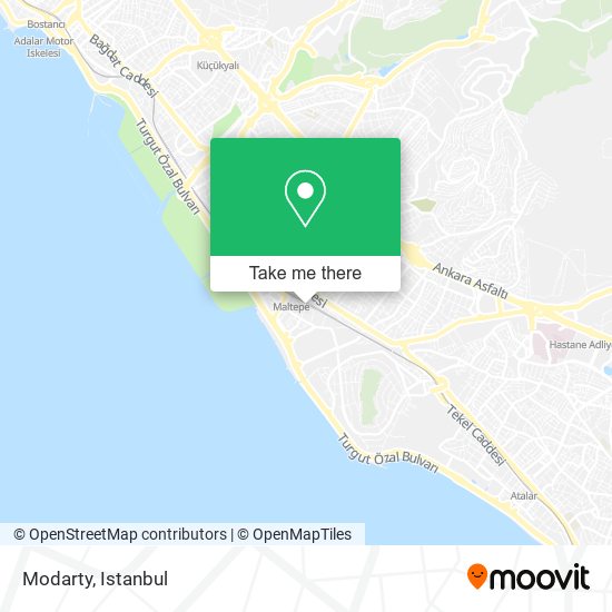 Modarty map