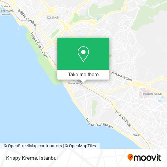 Krıspy Kreme map