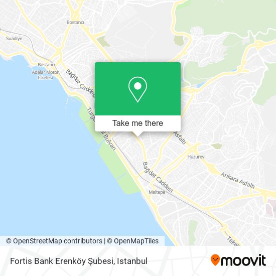 Fortis Bank Erenköy Şubesi map