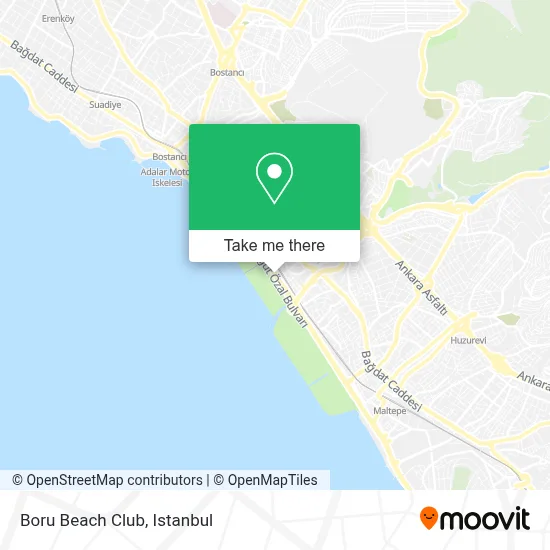 Boru Beach Club map