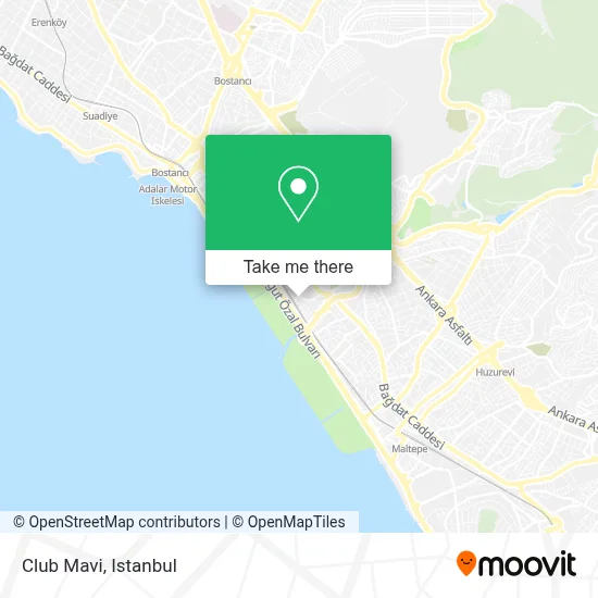 Club Mavi map