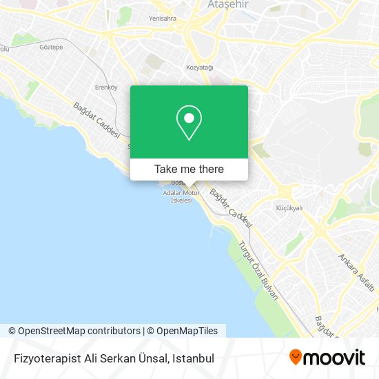 Fizyoterapist Ali Serkan Ünsal map
