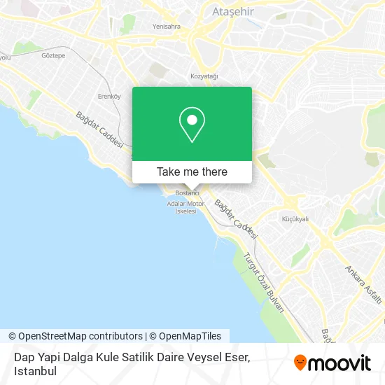 Dap Yapi Dalga Kule Satilik Daire Veysel Eser map