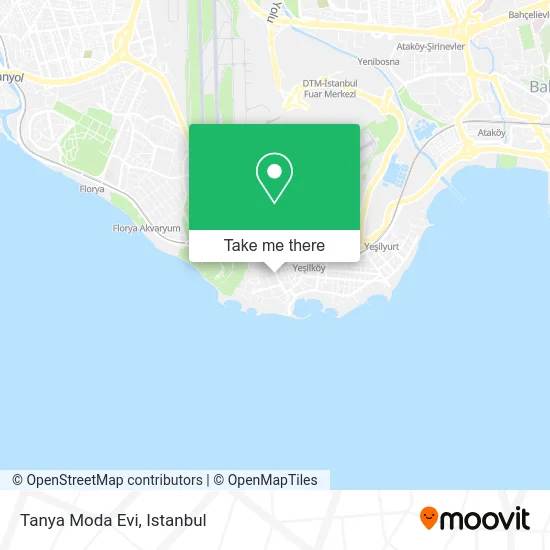 Tanya Moda Evi map
