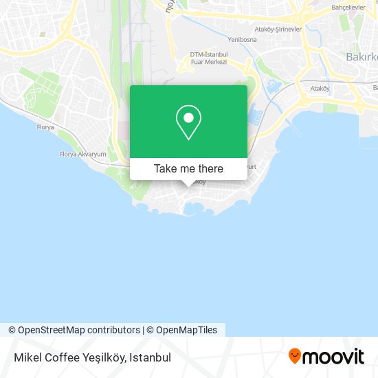 Mikel Coffee Yeşilköy map