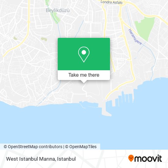 West Istanbul Marına map
