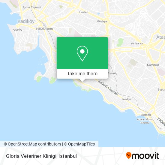 Gloria Veteriner Klinigi map