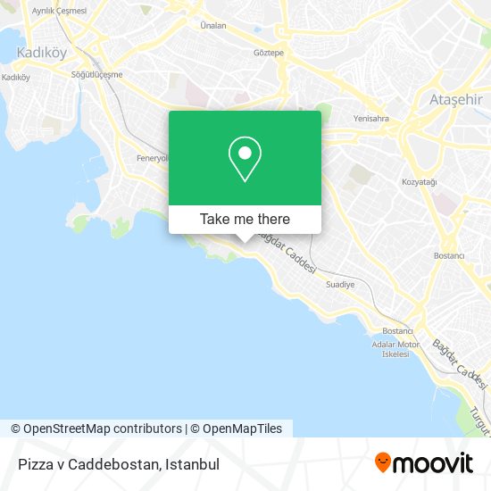 Pizza v Caddebostan map