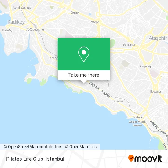 Pilates Life Club map