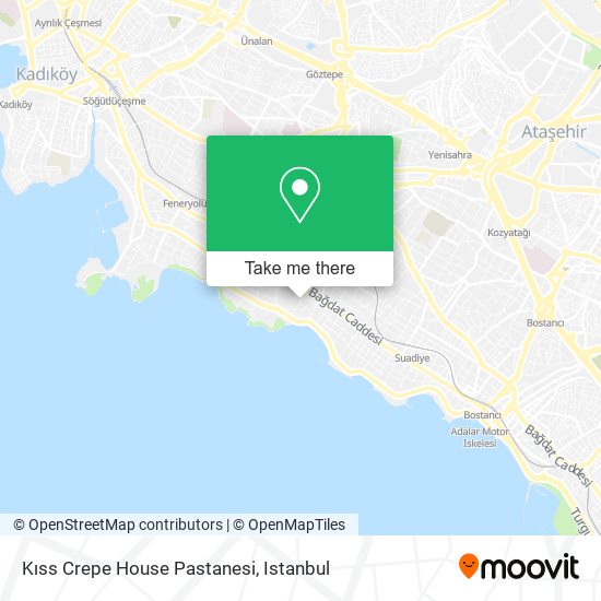 Kıss Crepe House Pastanesi map