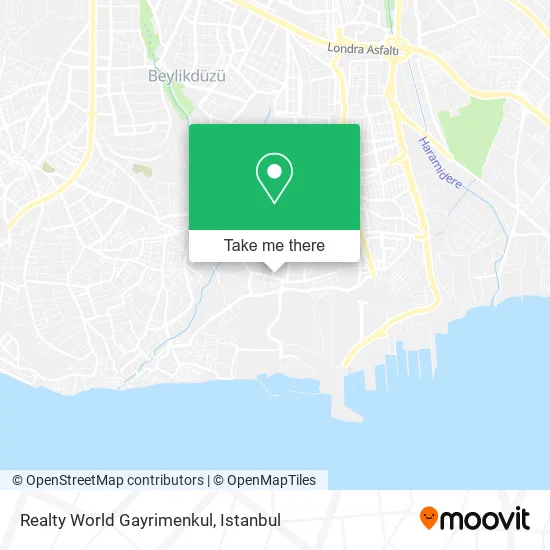 Realty World Gayrimenkul map