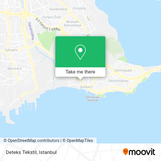 Deteks Tekstil map