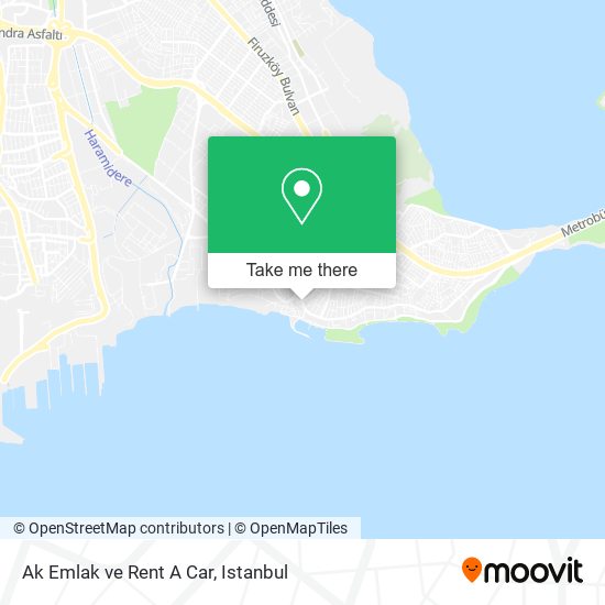 Ak Emlak ve Rent A Car map