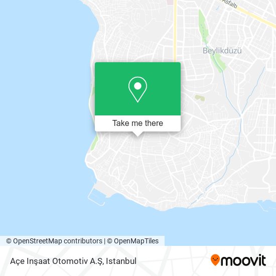 Açe Inşaat Otomotiv A.Ş map