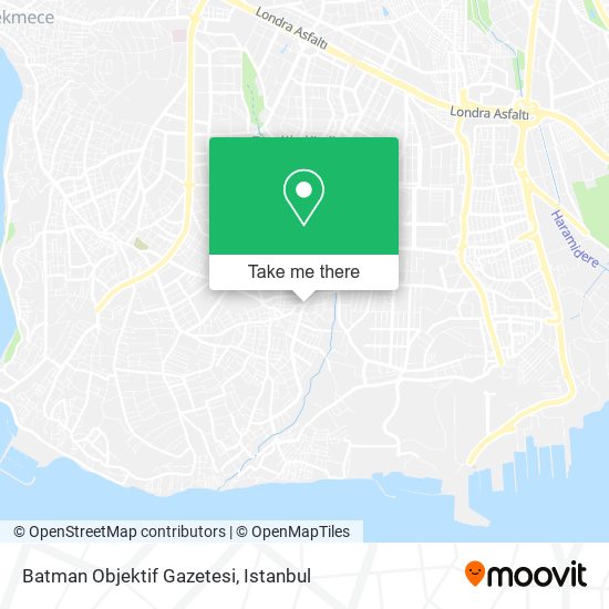 Batman Objektif Gazetesi map