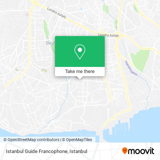 Istanbul Guide Francophone map