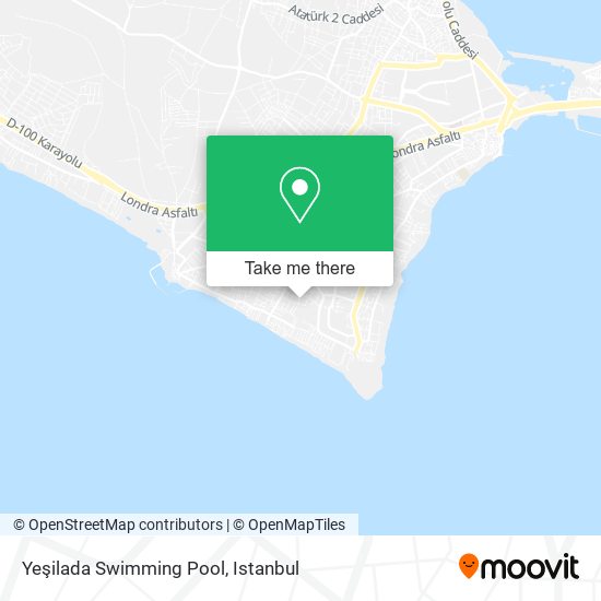 Yeşilada Swimming Pool map