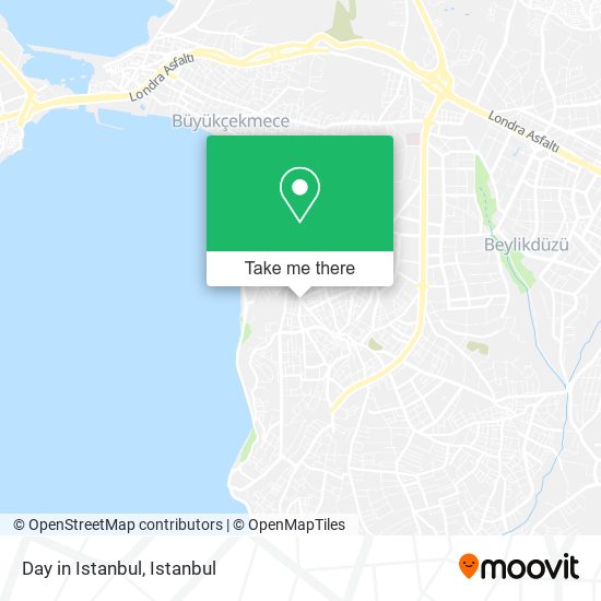 Day in Istanbul map