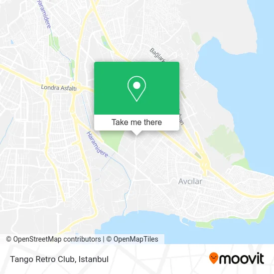 Tango Retro Club map