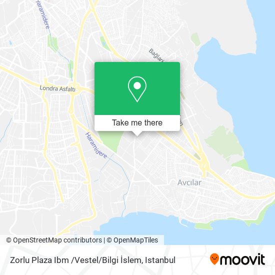 Zorlu Plaza Ibm /Vestel / Bilgi İslem map