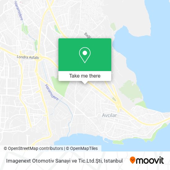 Imagenext Otomotiv Sanayi ve Tic.Ltd.Şti map
