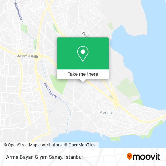 Arma Bayan Gıyım Sanay map