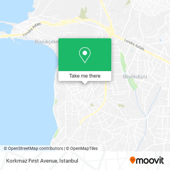 Korkmaz Fırst Avenue map