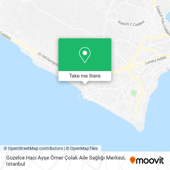 Güzelce Hacı Ayşe Ömer Çolak Aile Sağlığı Merkezi map