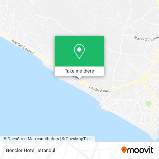 Gençler Hotel map