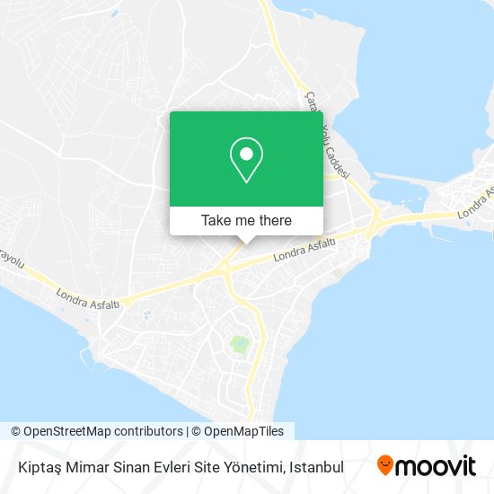 Kiptaş Mimar Sinan Evleri Site Yönetimi map