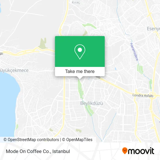 Mode On Coffee Co. map