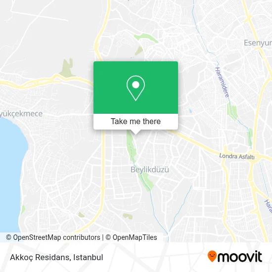 Akkoç Residans map