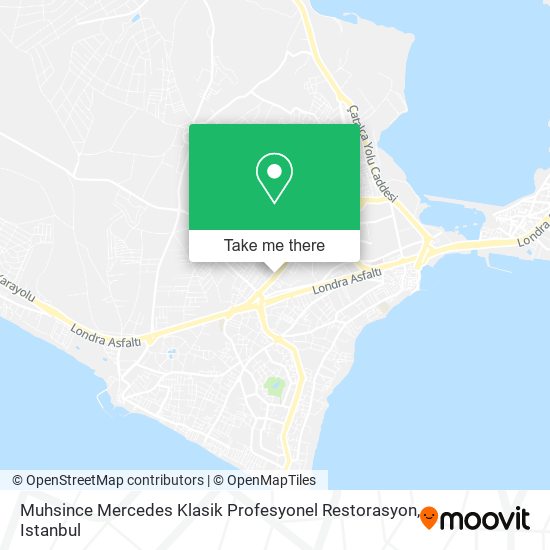 Muhsince Mercedes Klasik Profesyonel Restorasyon map